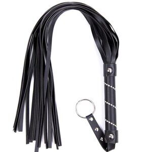 Black Riding Horse Whip, Leather Equestrian Crop for Horse Riding Whip New